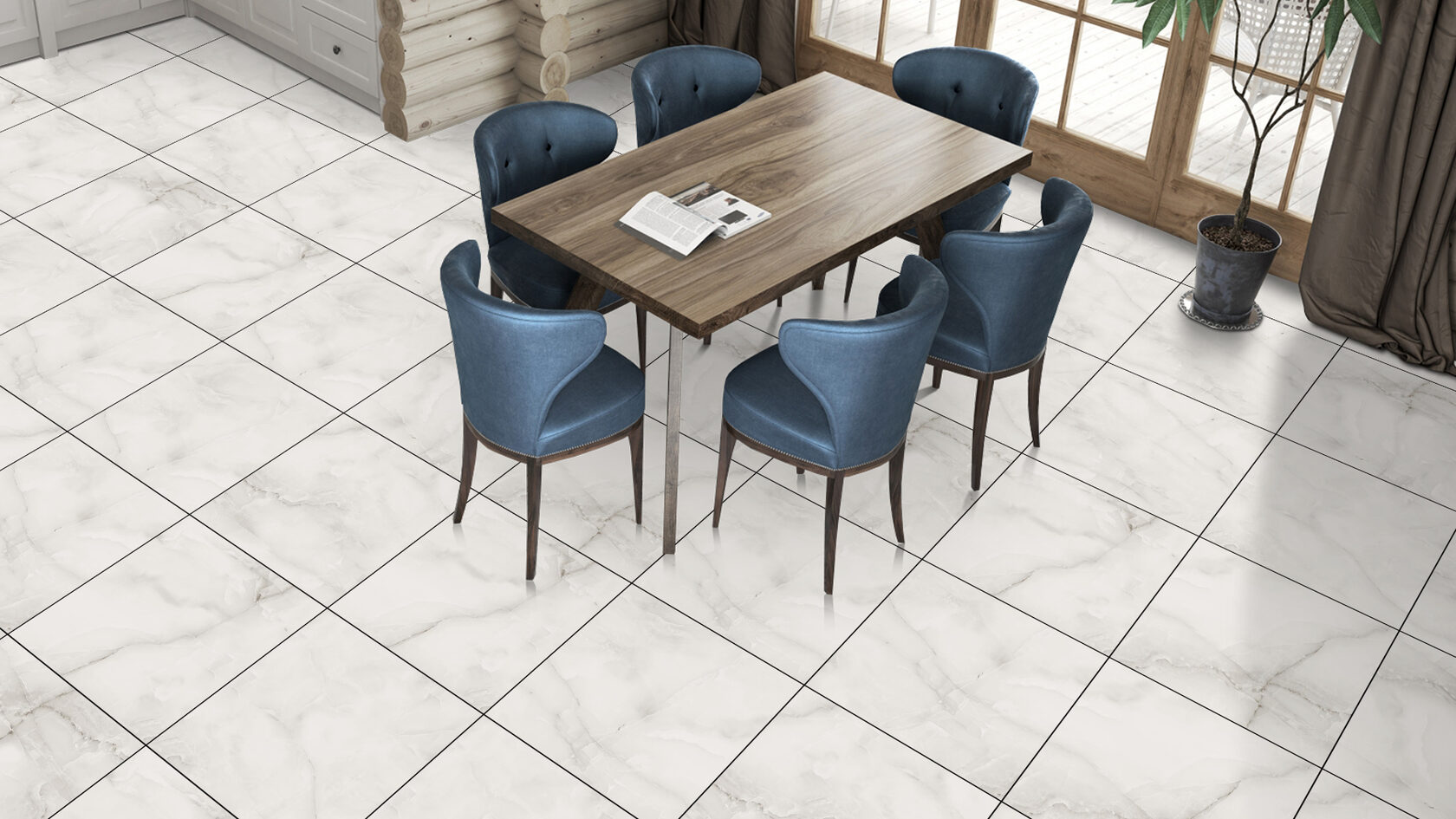 Керамогранит Onyx Jeromo Grey 600х600